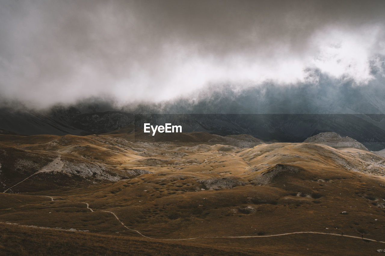 SCENIC VIEW OF ARID LANDSCAPE