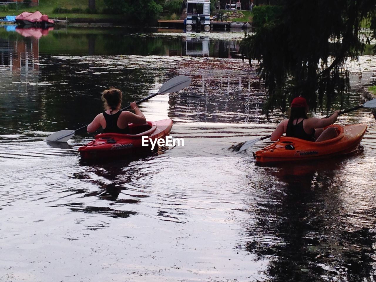 PEOPLE IN LAKE