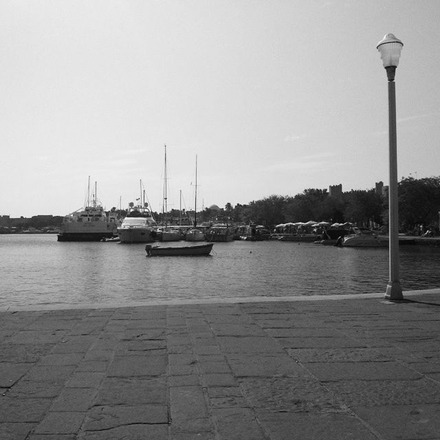 VIEW OF BOATS IN HARBOR