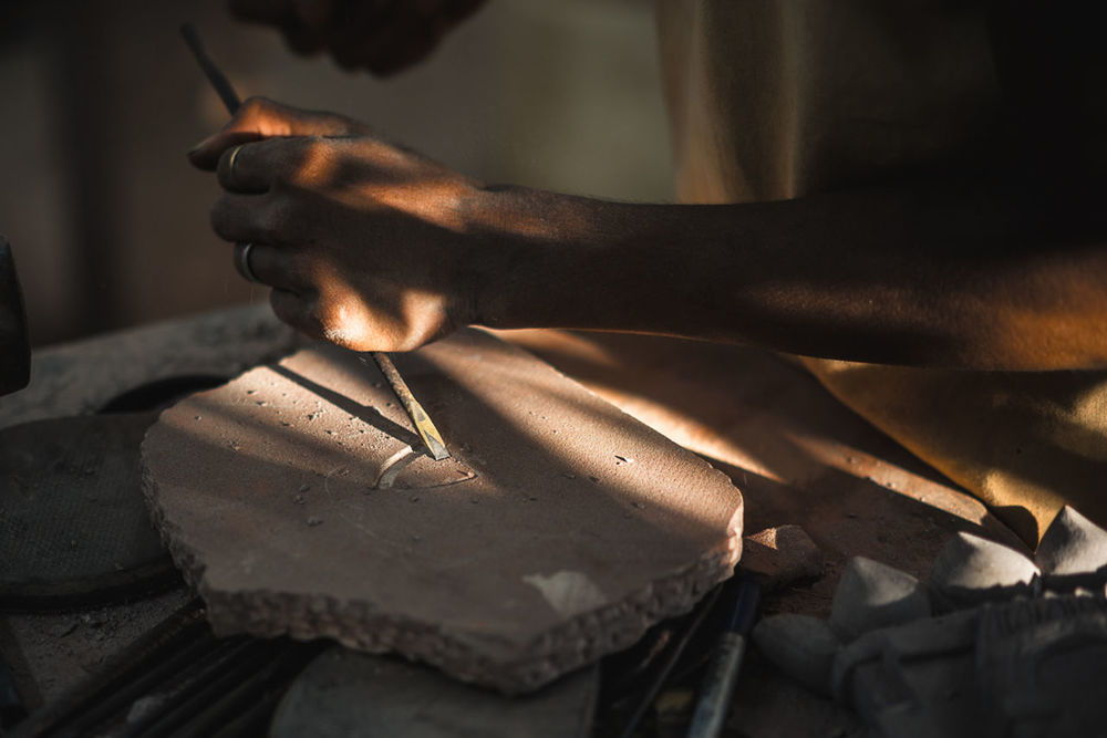 human hand, hand, human body part, one person, real people, holding, occupation, indoors, working, men, expertise, skill, workshop, work tool, wood - material, craft, preparation, accuracy, finger