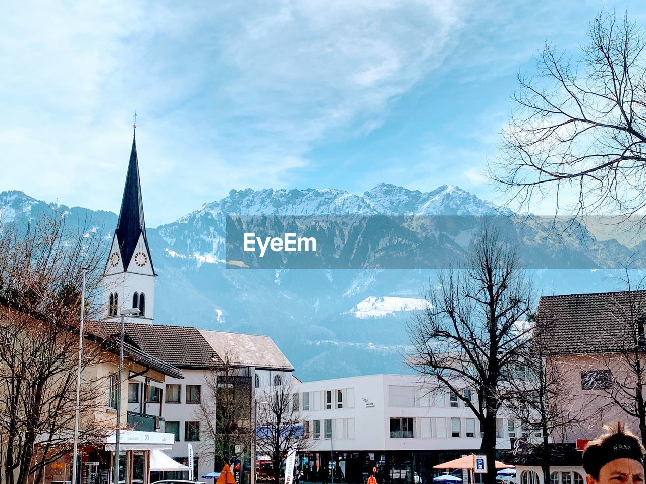 BUILDINGS AGAINST SKY DURING WINTER