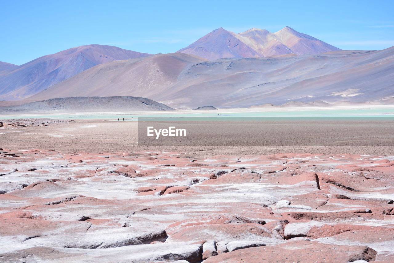 View of lake with mountain in background