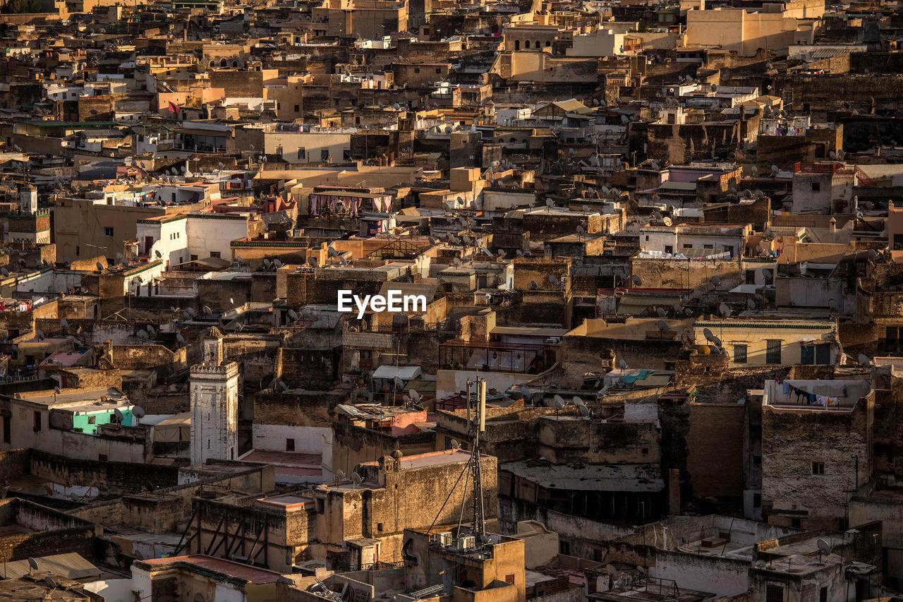 Aerial view of city