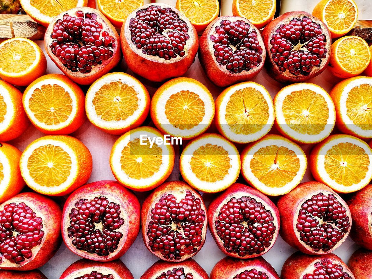 Full frame shot of fruits