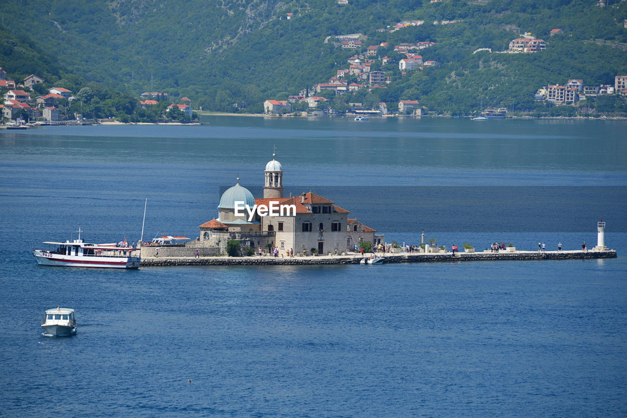 Kotor bay are a series of coves on the southern dalmatian coast of the adriatic sea in montenegro