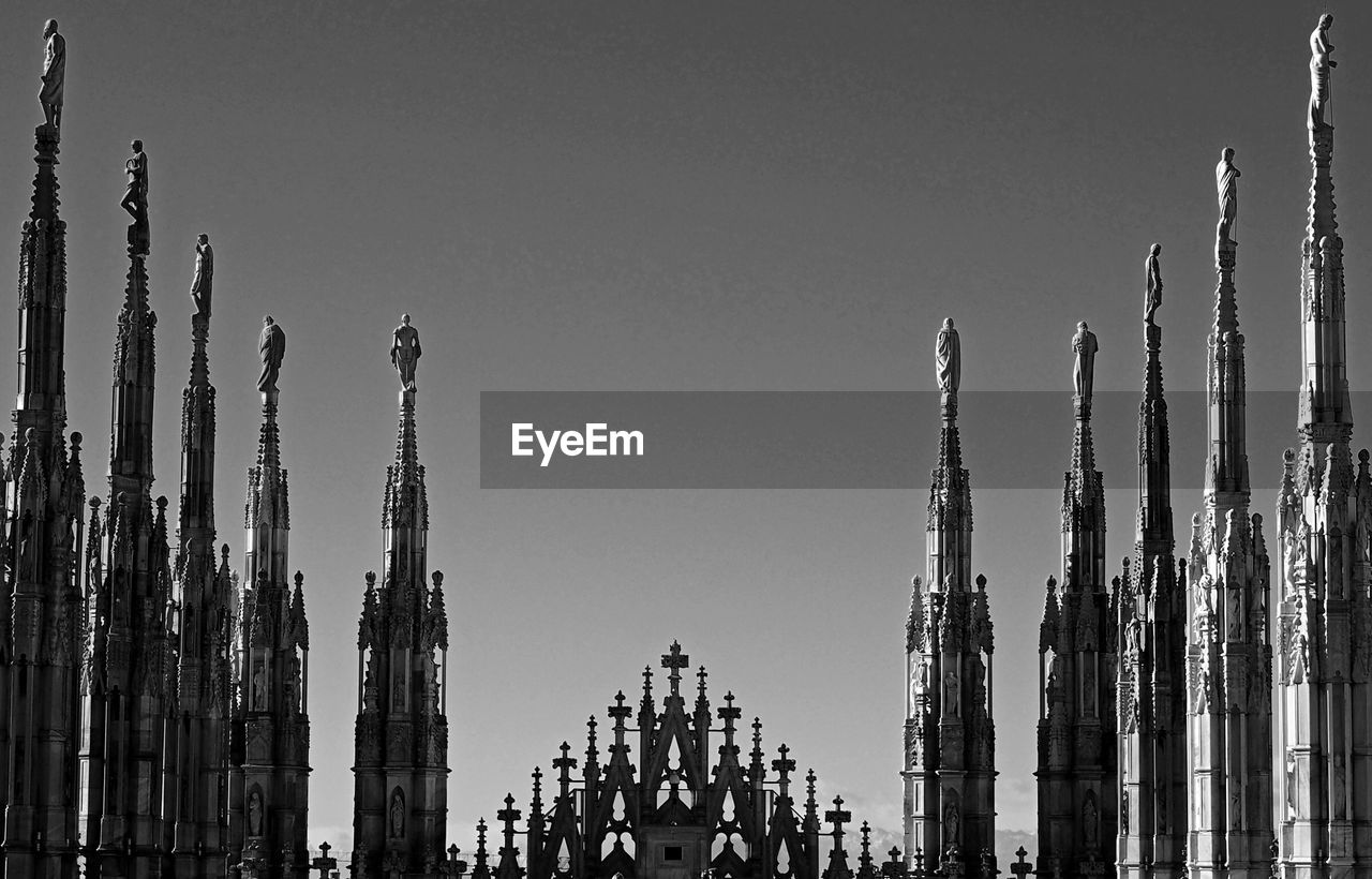 Milan cathedral against sky