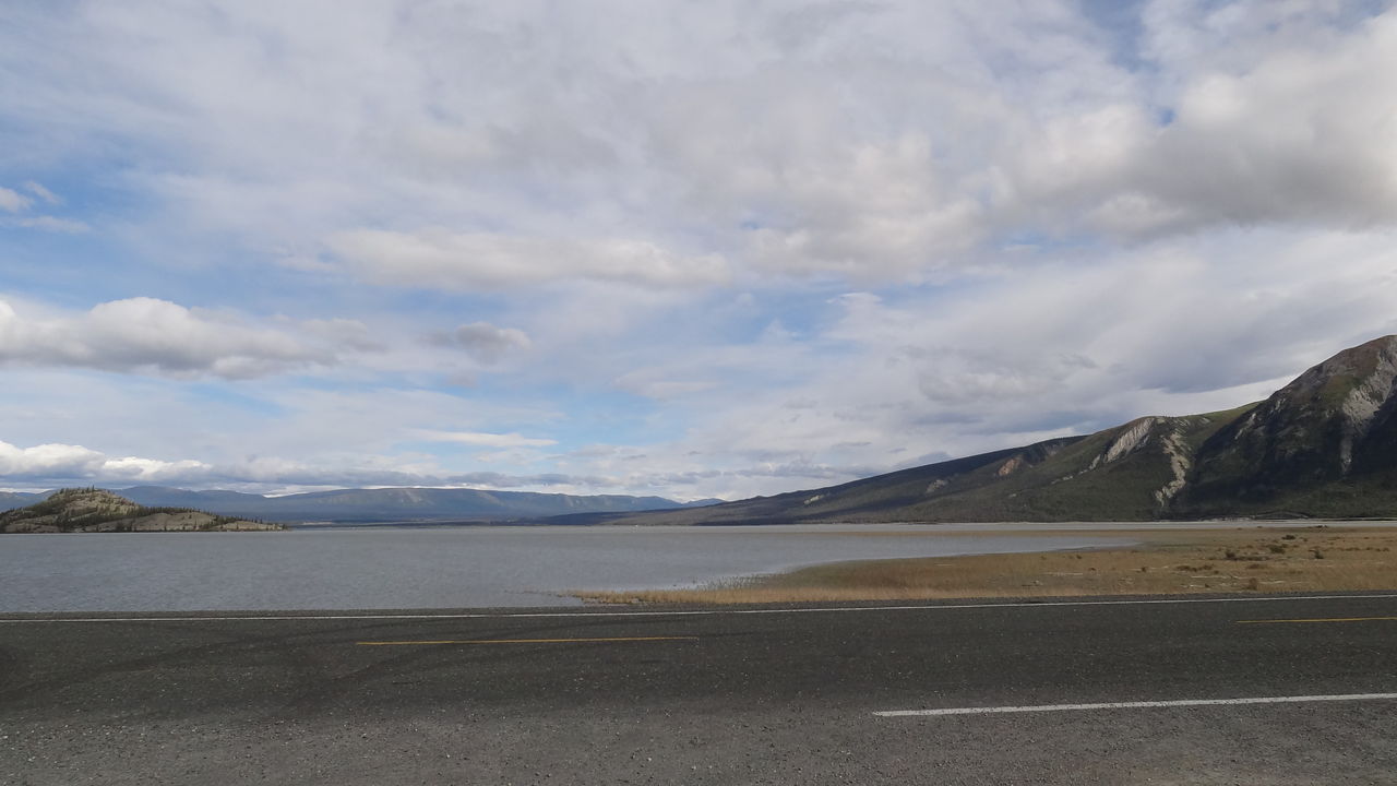 ROAD BY MOUNTAIN AGAINST SKY