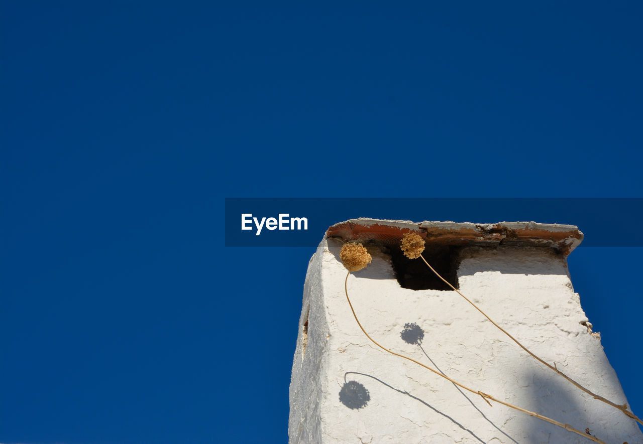 Close-up low angle view of blue sky