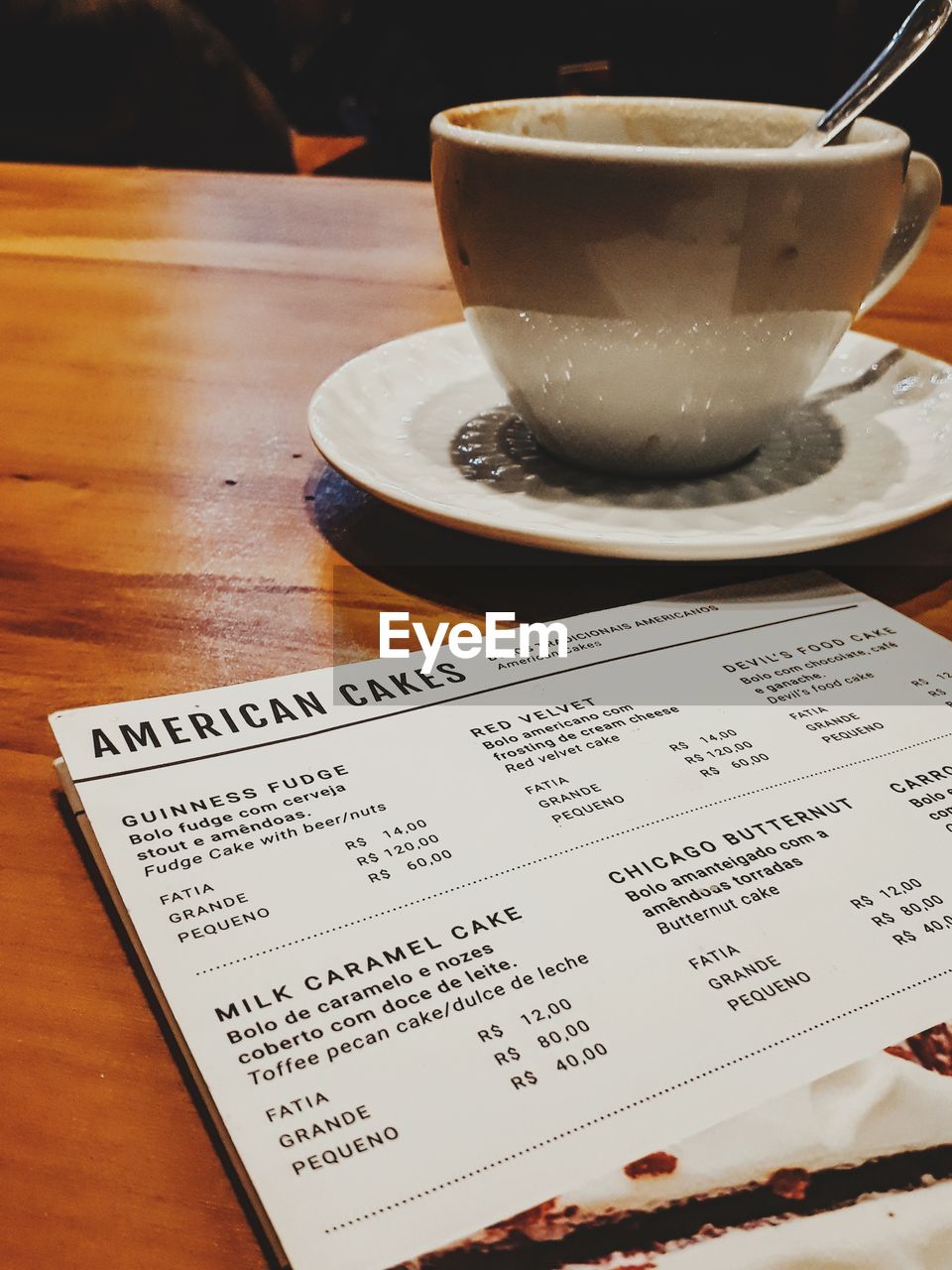 CLOSE-UP OF COFFEE ON TABLE