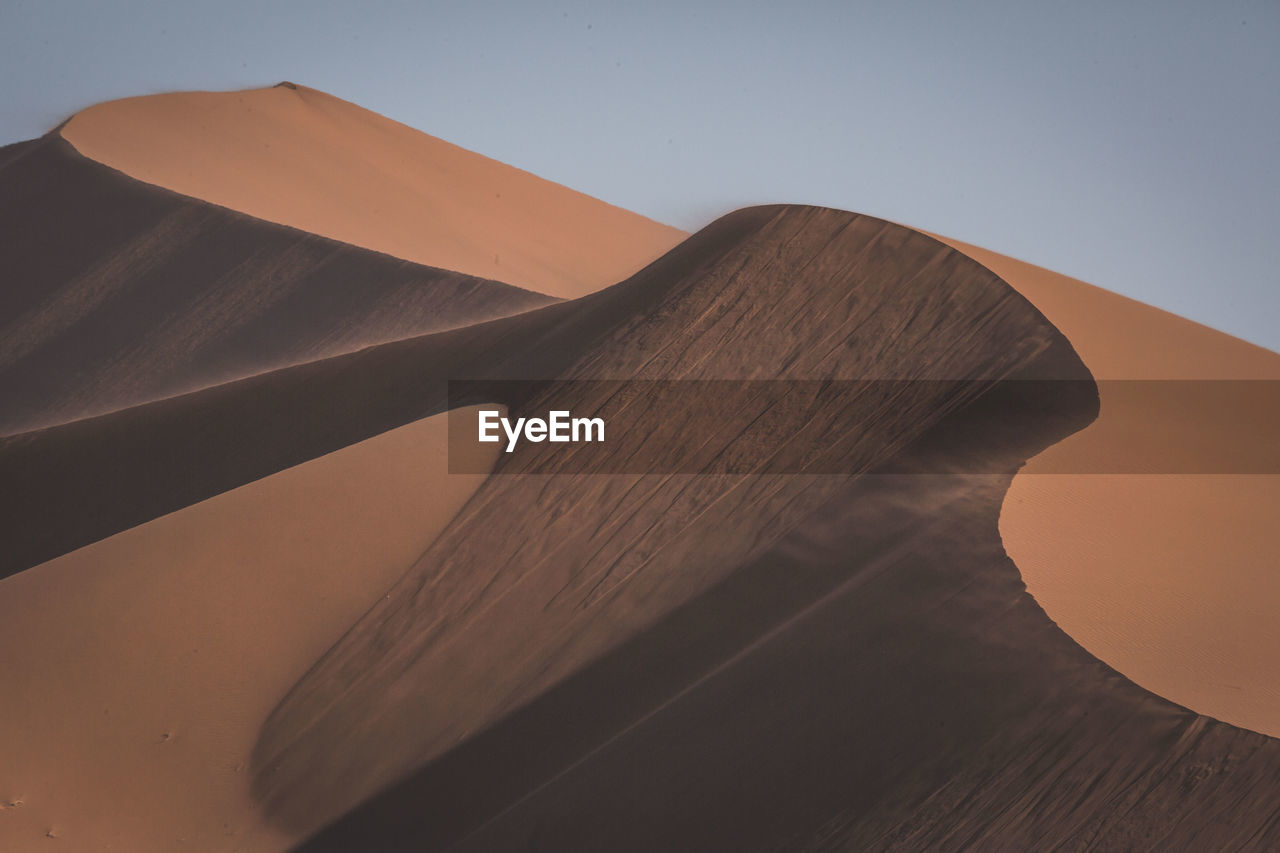 Close-up of sand dune