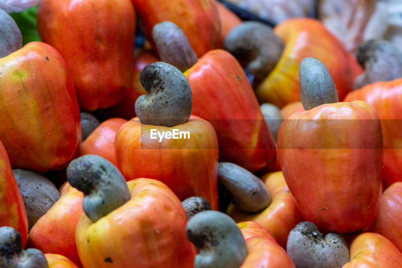 Full frame shot of cashews