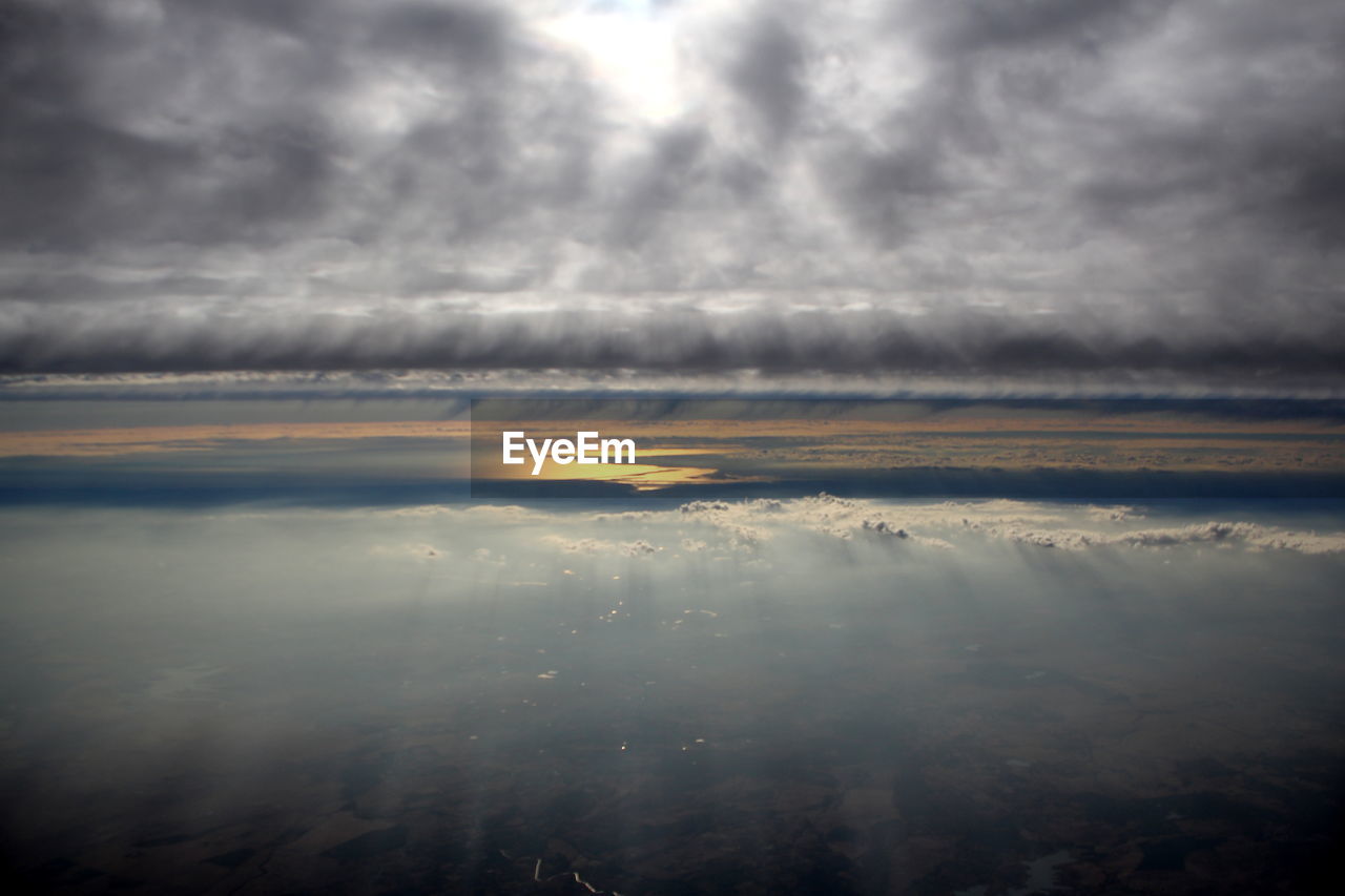 Storm clouds in sky