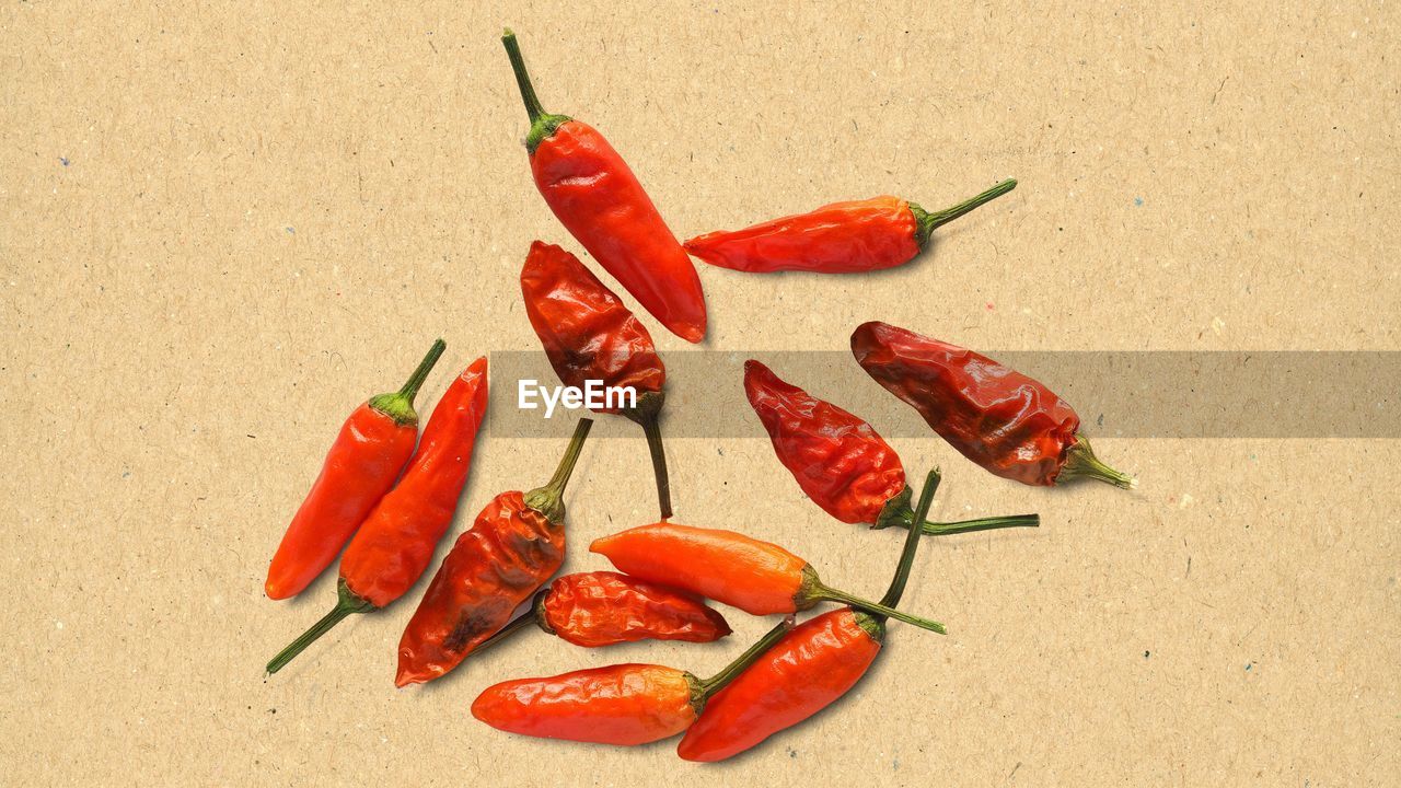 high angle view of food on table