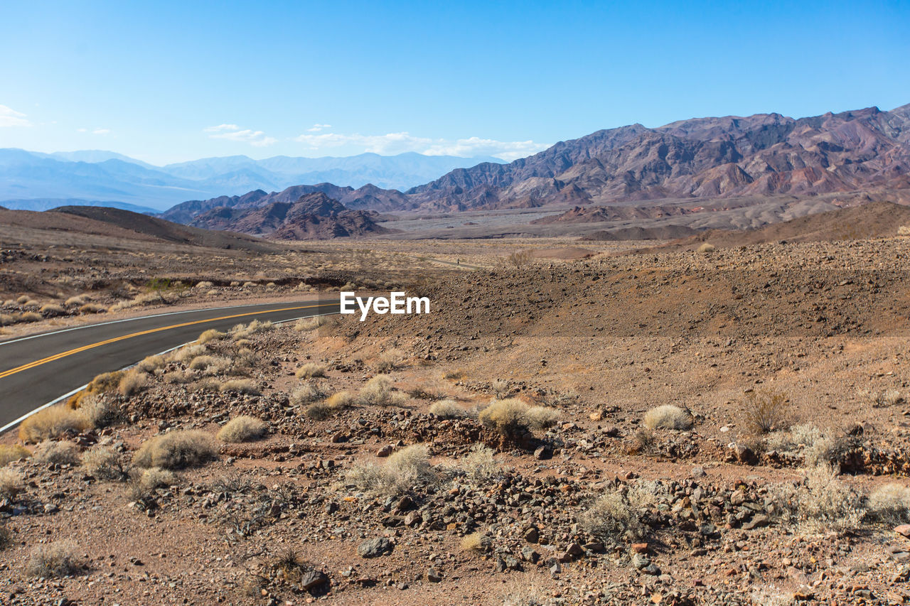 scenic view of landscape against clear sky