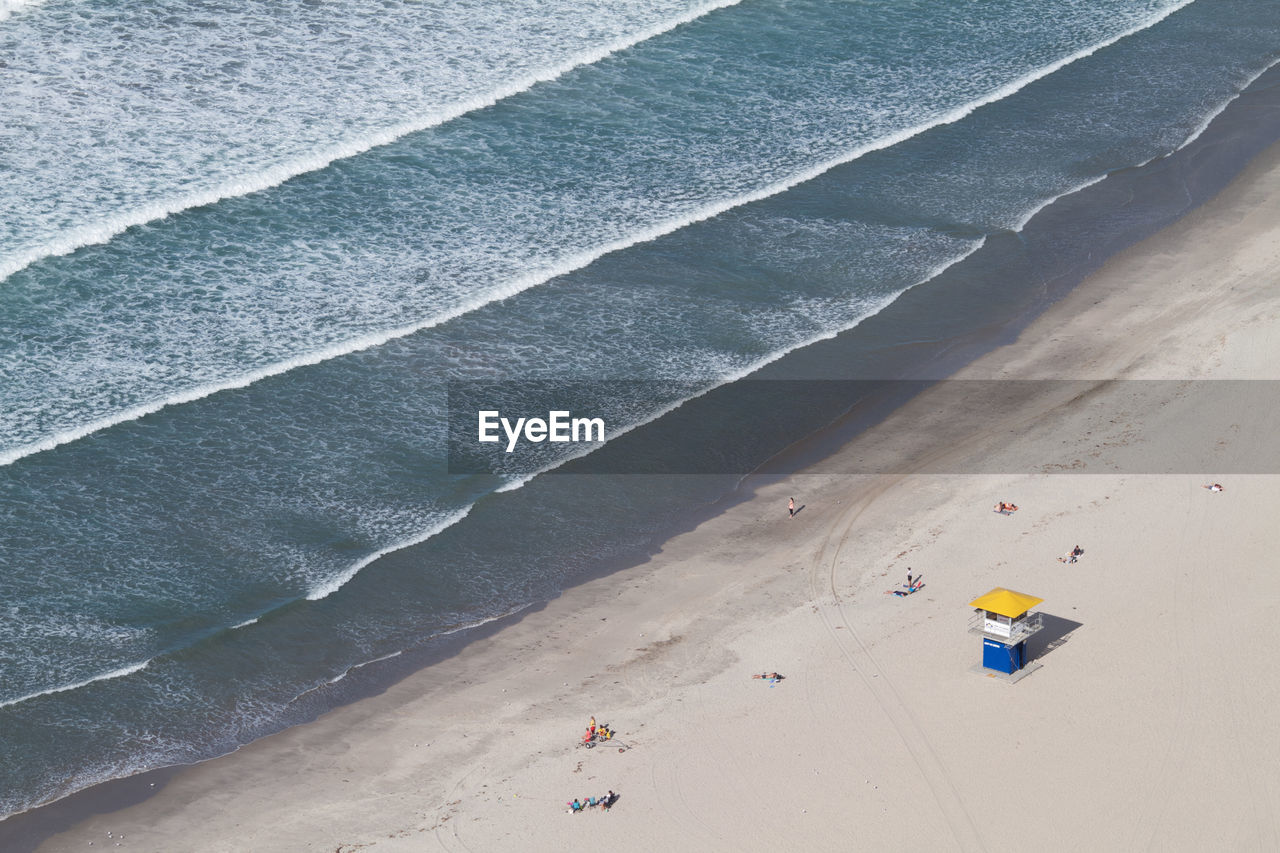 Aerial view of beach