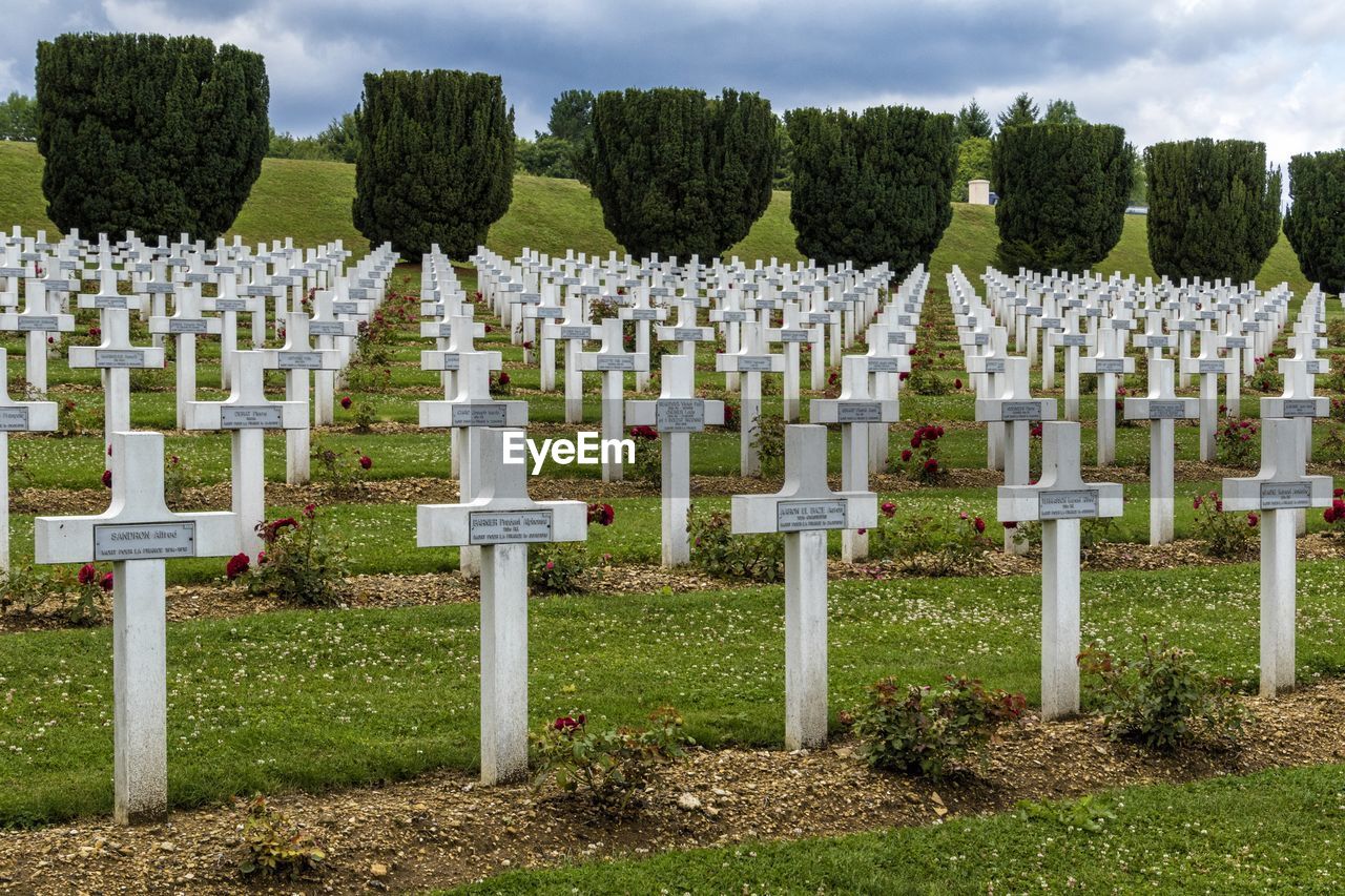 ROW OF CEMETERY