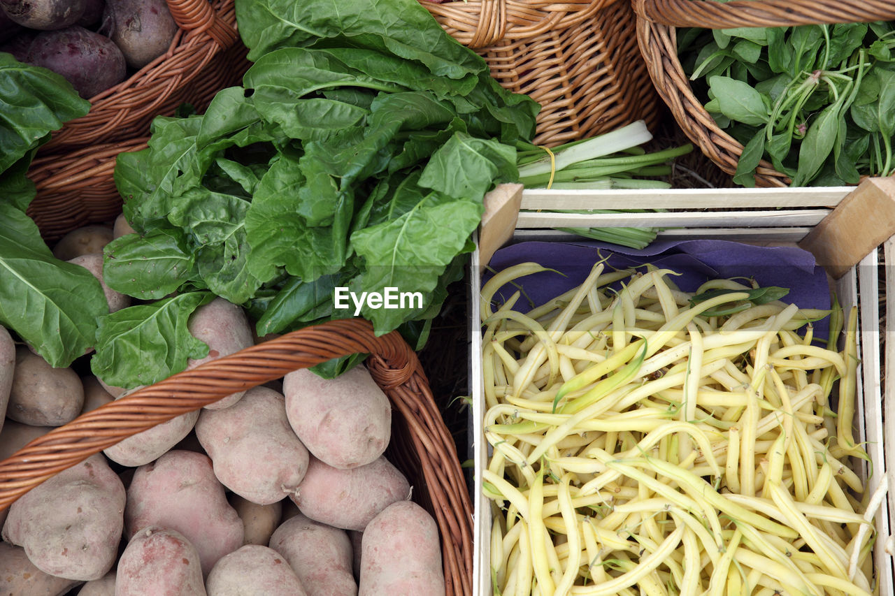 Different types vegetables for sale, exposed at the event dionysius ceremony in scitarjevo, croatia