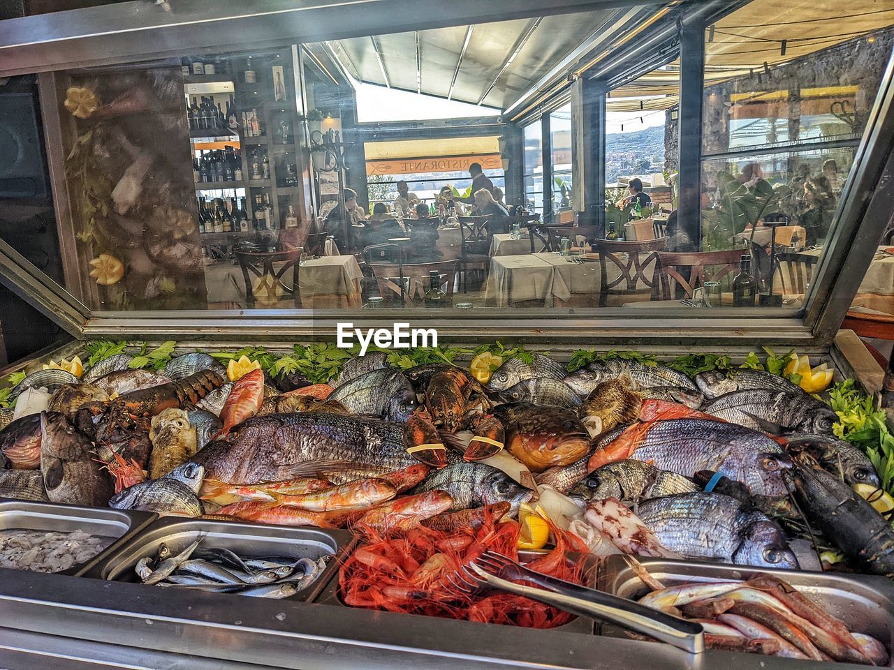 food, food and drink, seafood, freshness, abundance, indoors, retail, no people, market, large group of objects, dish, animal, day, meal, meat, crustacean, healthy eating, variation, business, fish, business finance and industry, wellbeing