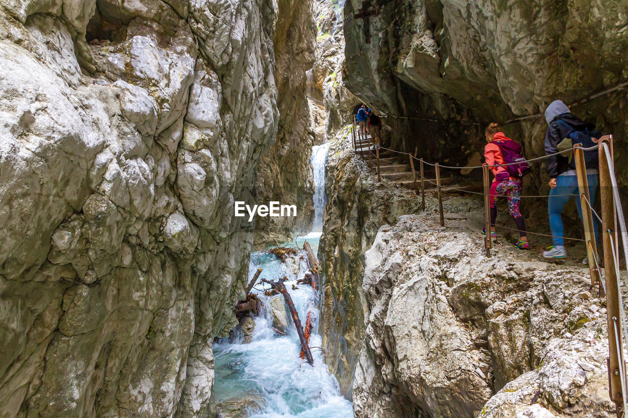 PANORAMIC VIEW OF ROCKS IN WATER