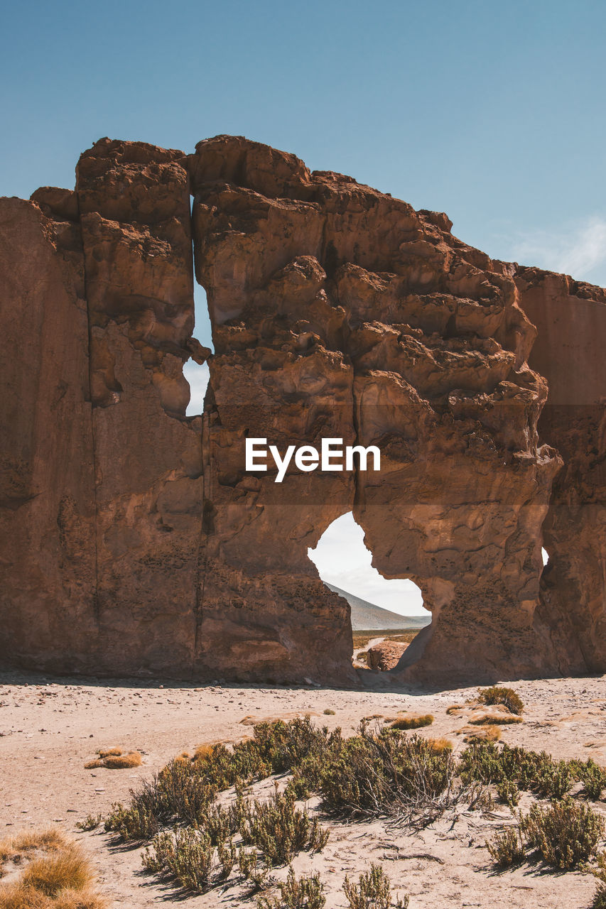 Rock formations at desert