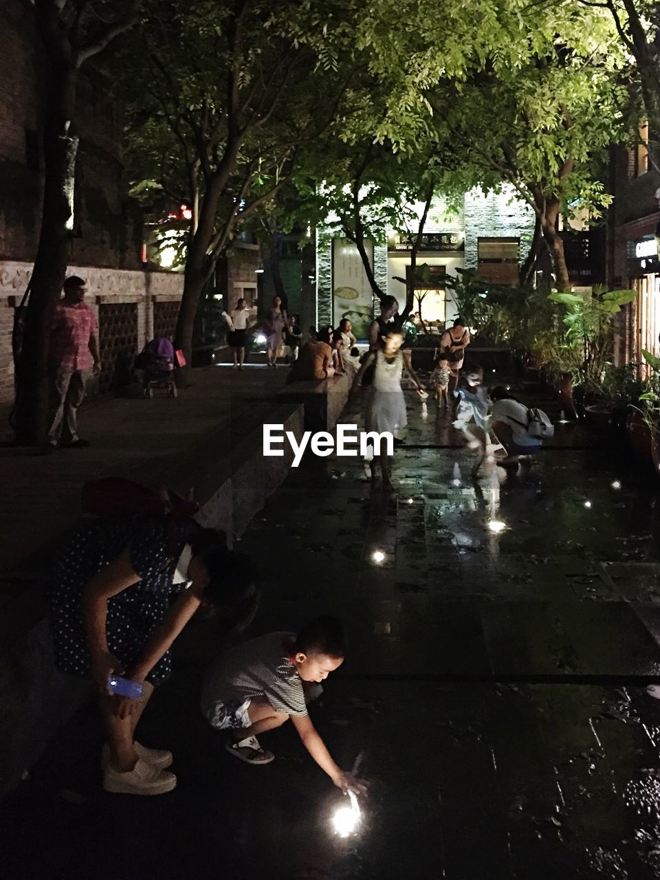 PEOPLE WALKING ON STREET