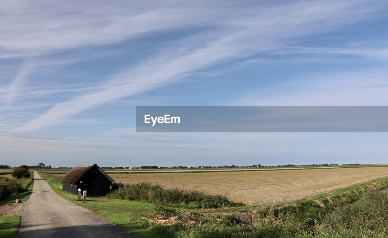 Typical landscape north of the netherlands 