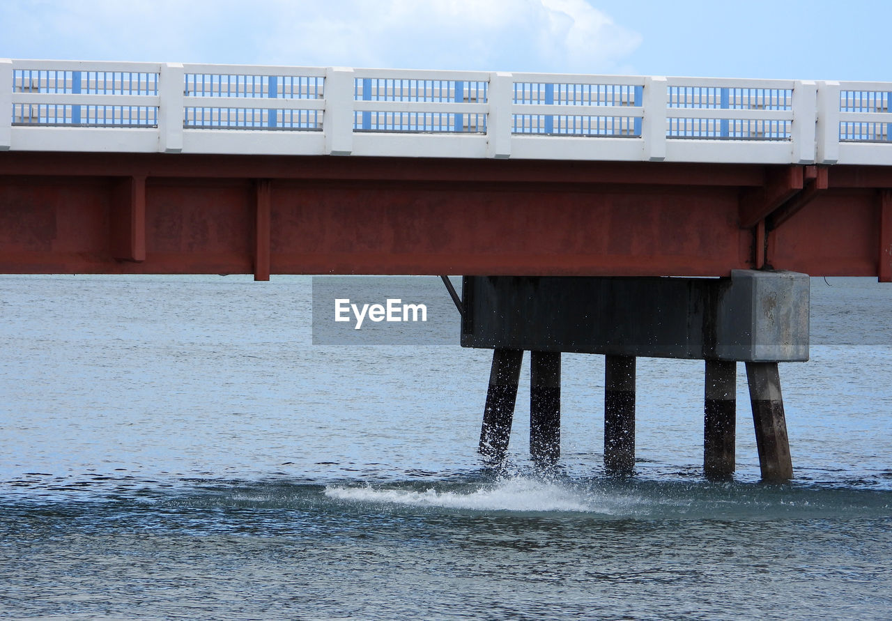 VIEW OF BRIDGE OVER SEA