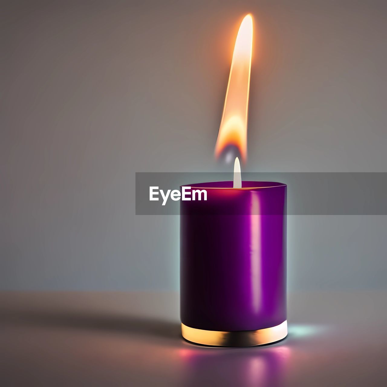 close-up of burning candle