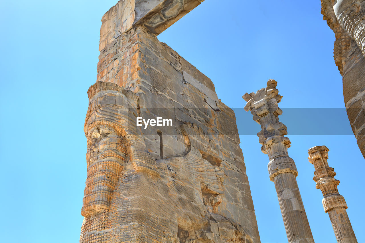 LOW ANGLE VIEW OF TEMPLE