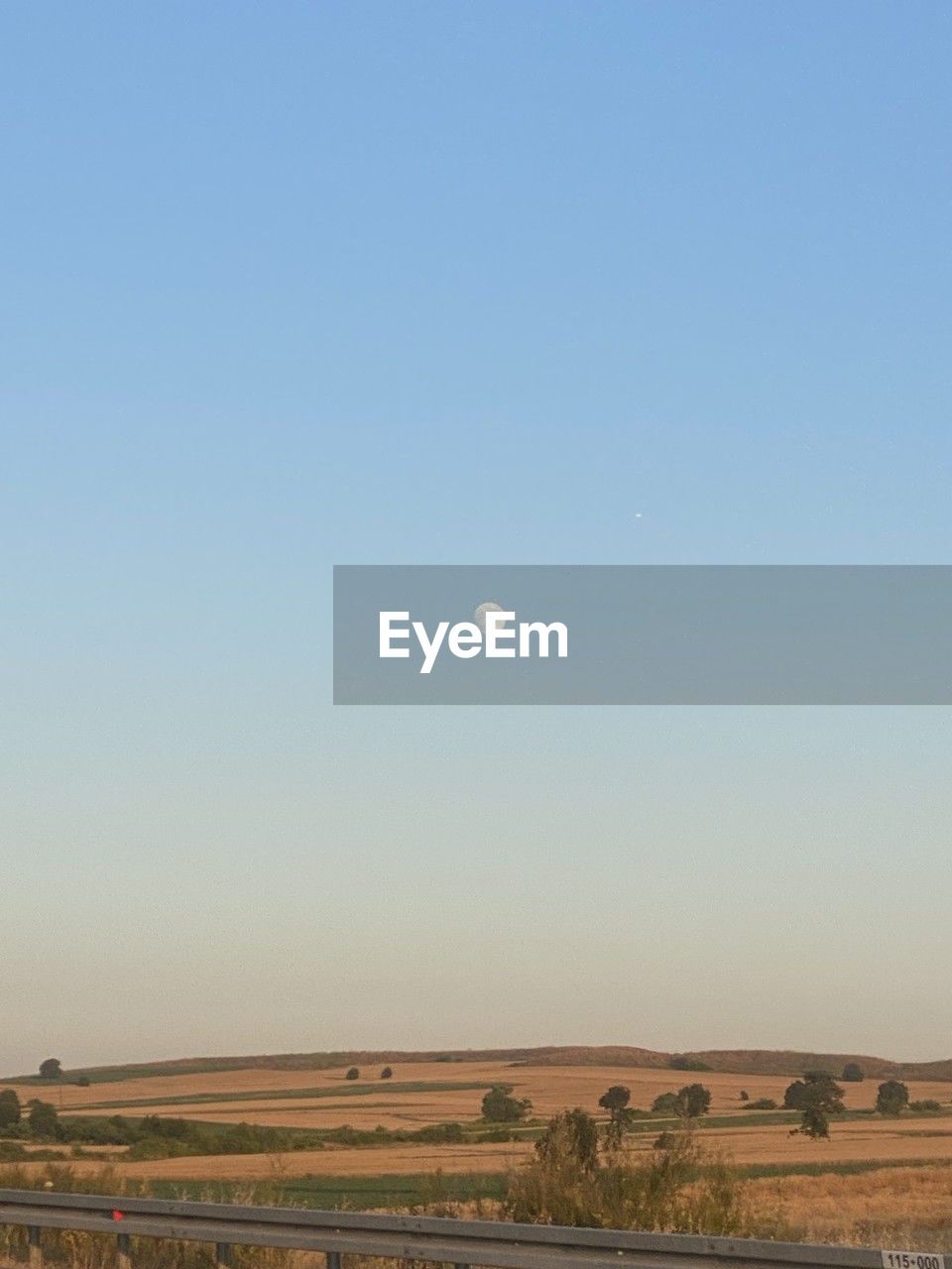 high angle view of sea against clear sky