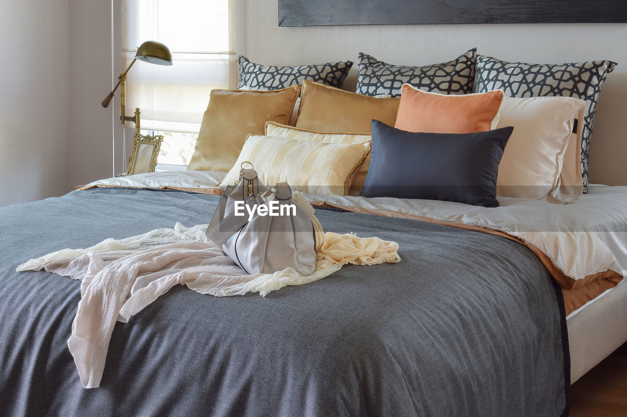 VIEW OF MESSY BED