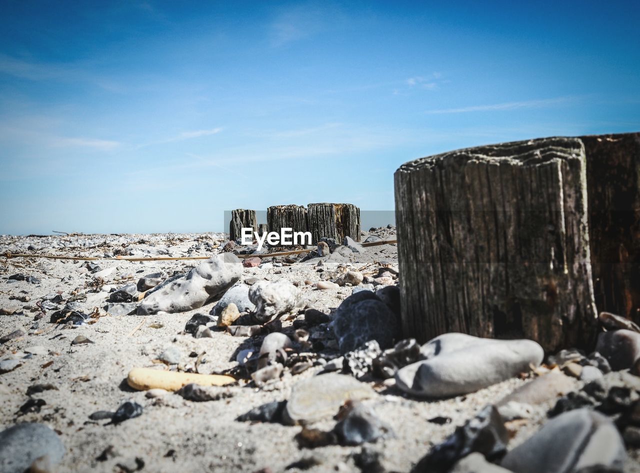 Rocks on beach