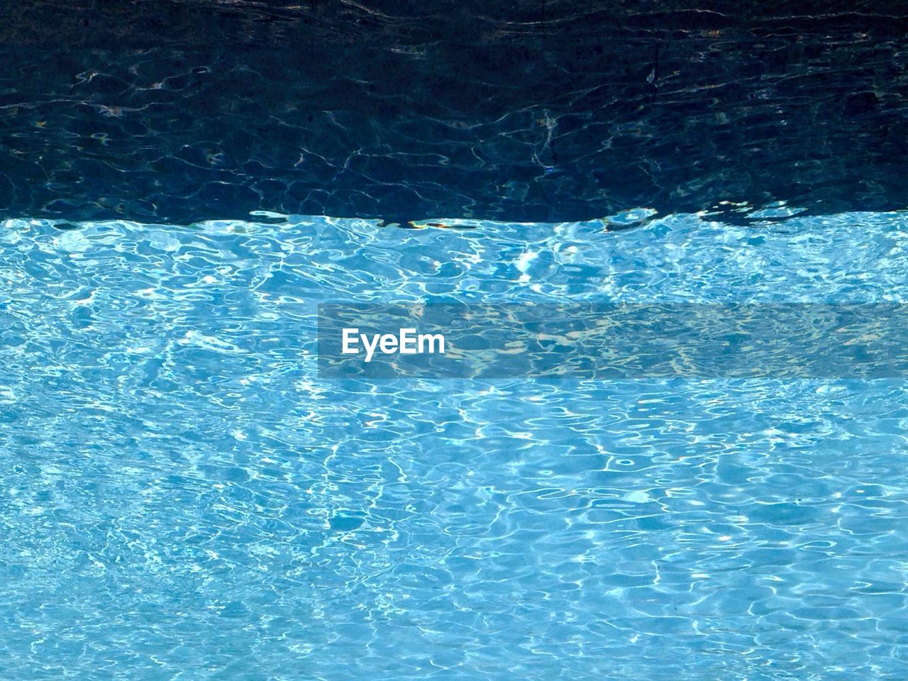 High angle view of water in swimming pool