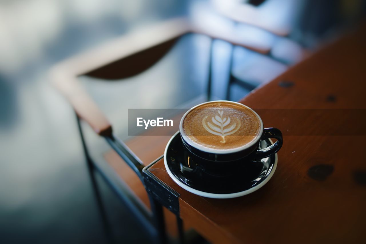 Close-up of coffee on table