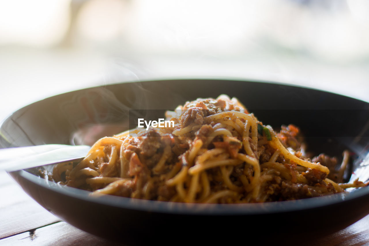 CLOSE-UP OF FOOD SERVED IN PLATE