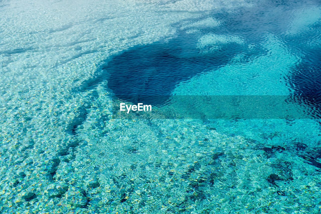 HIGH ANGLE VIEW OF POOL