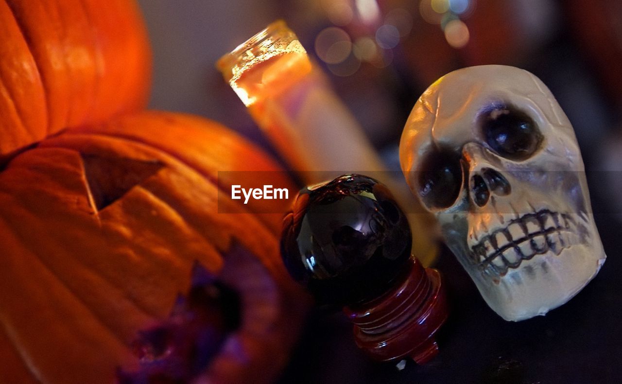 Close-up of halloween