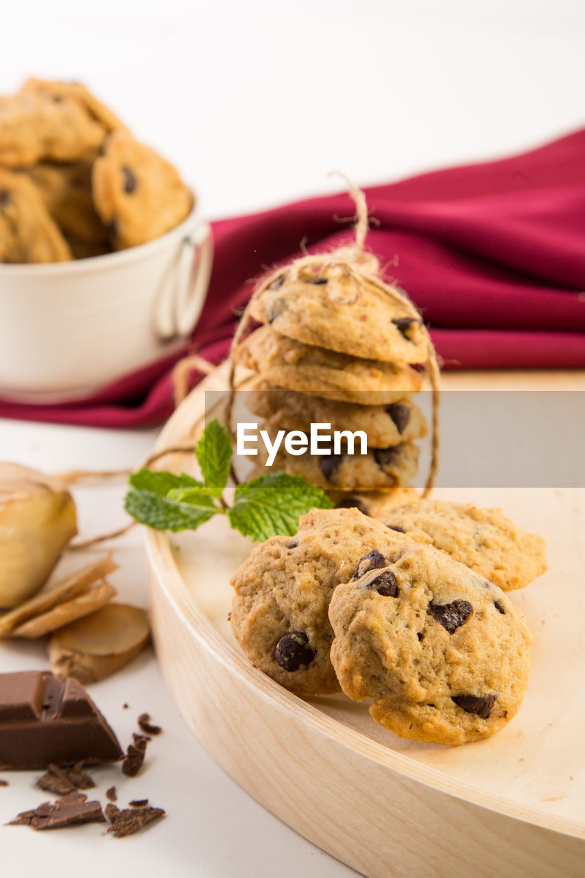 Ginger chocolate chip cookies