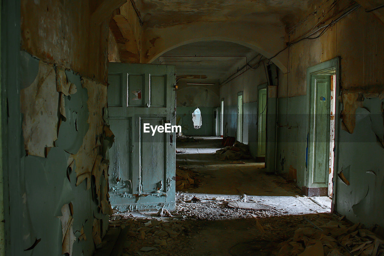 VIEW OF ABANDONED HOUSE