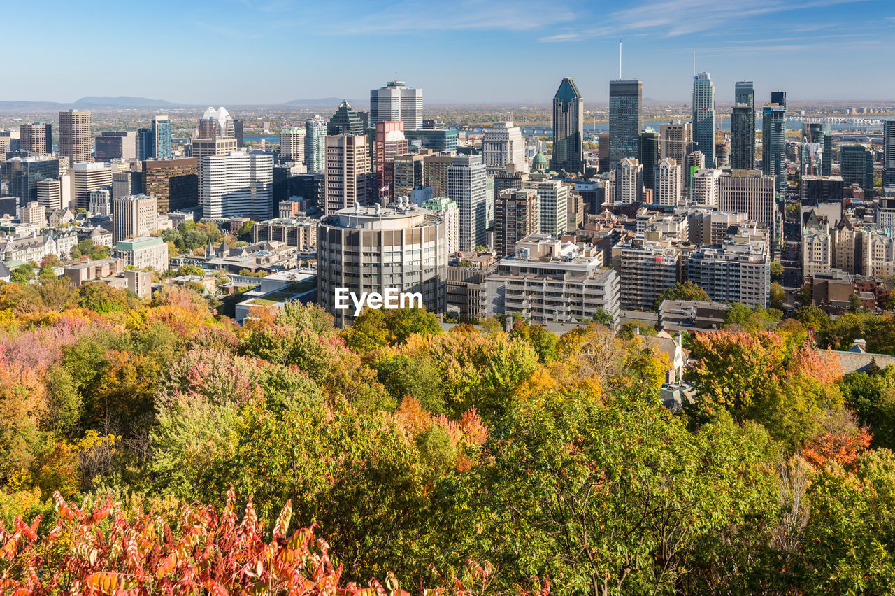 MODERN BUILDINGS AGAINST SKY