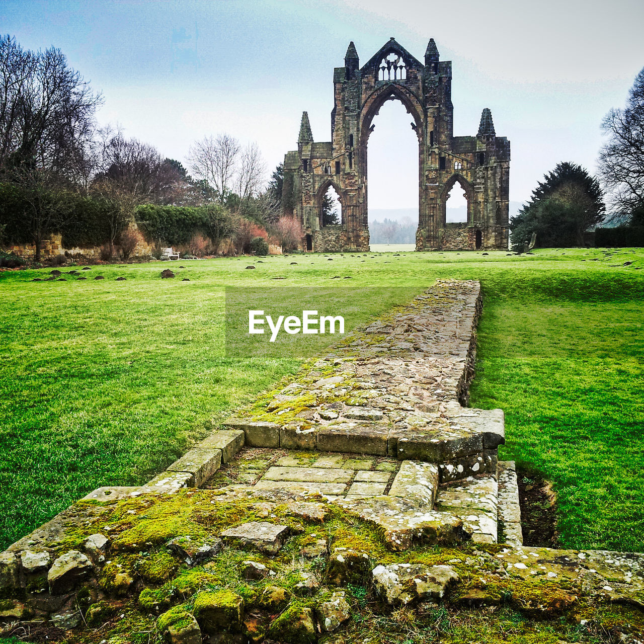The ruins of gisborough priory in north yorkshire.