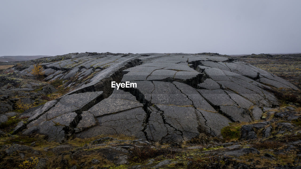 SCENIC VIEW OF ROCK FORMATIONS AGAINST SKY