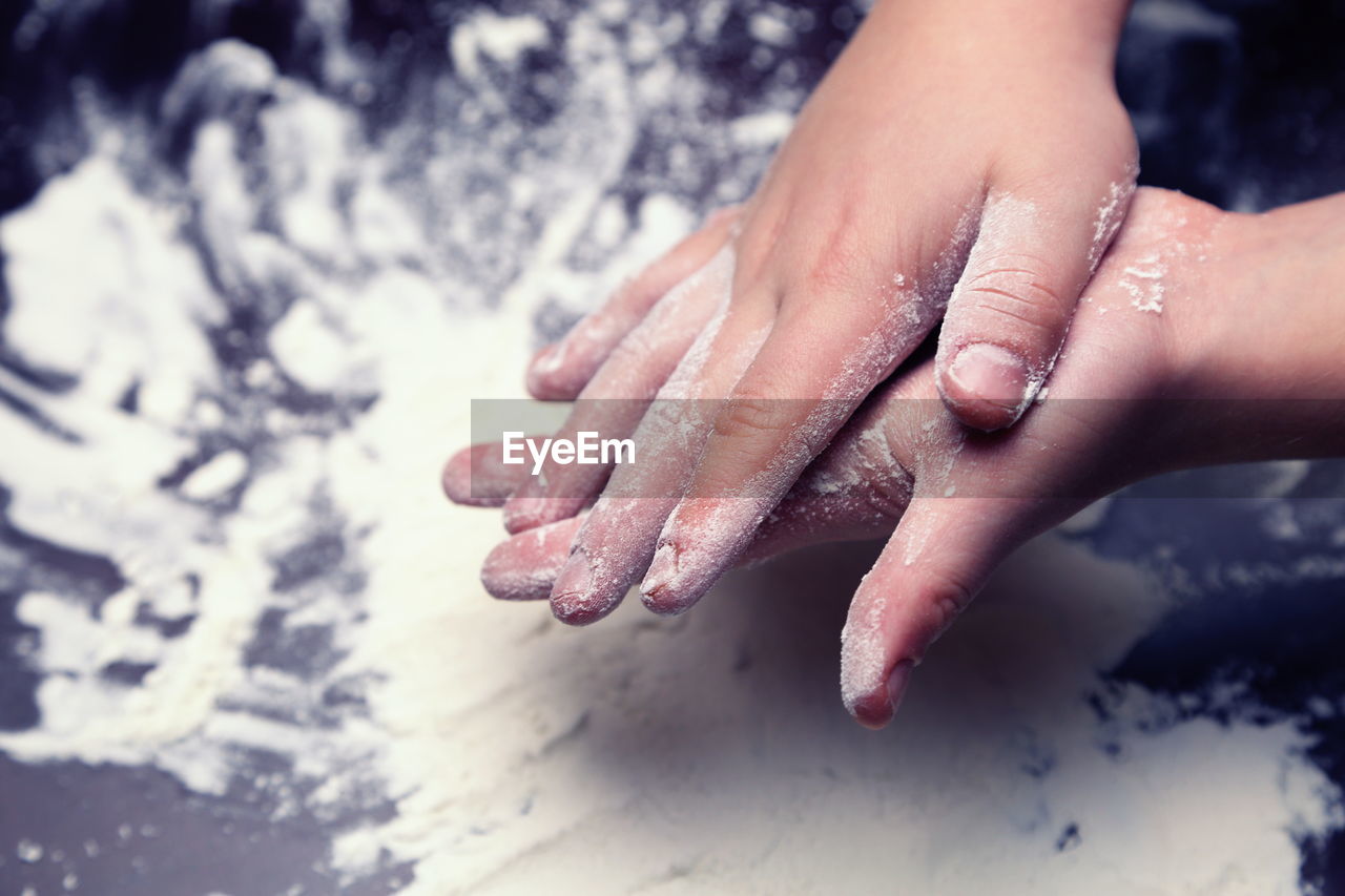 Close-up of human hand