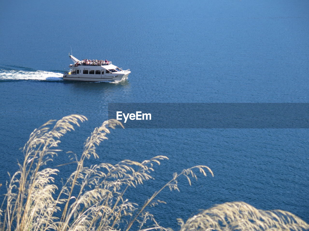 BOAT SAILING ON SEA