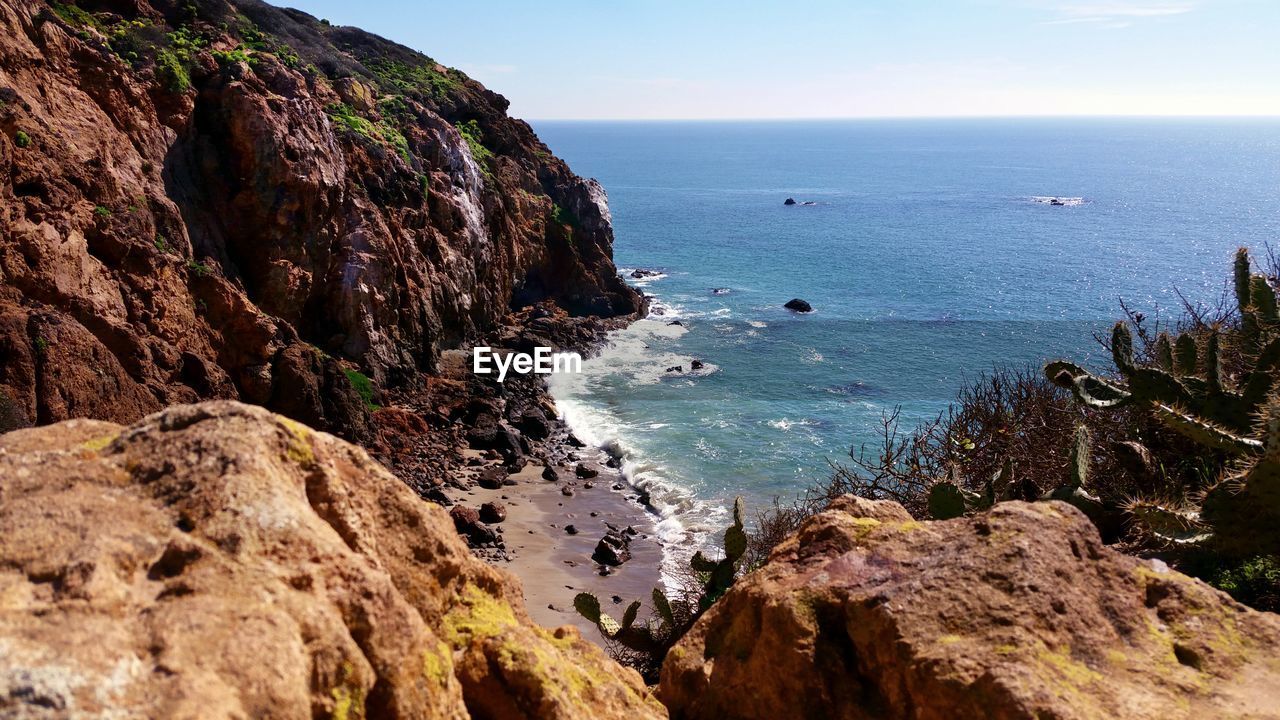 PANORAMIC SHOT OF SEA AGAINST SKY