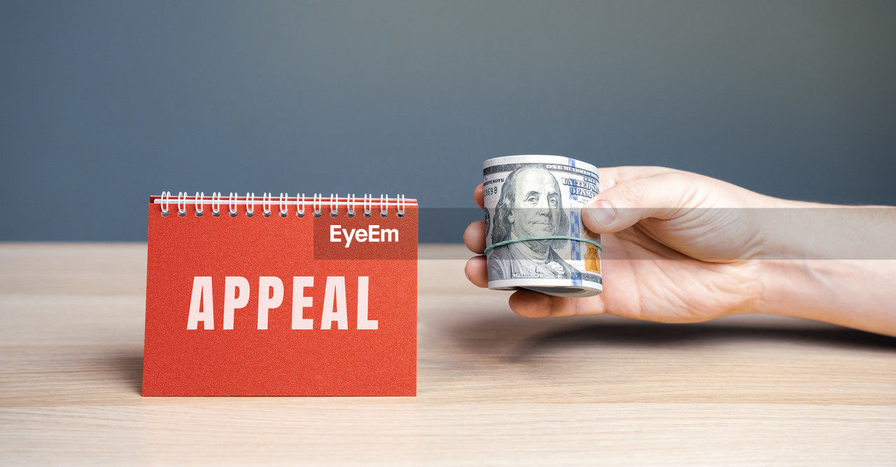 Notes appeal and money. appealing court decisions that have not entered into legal force 