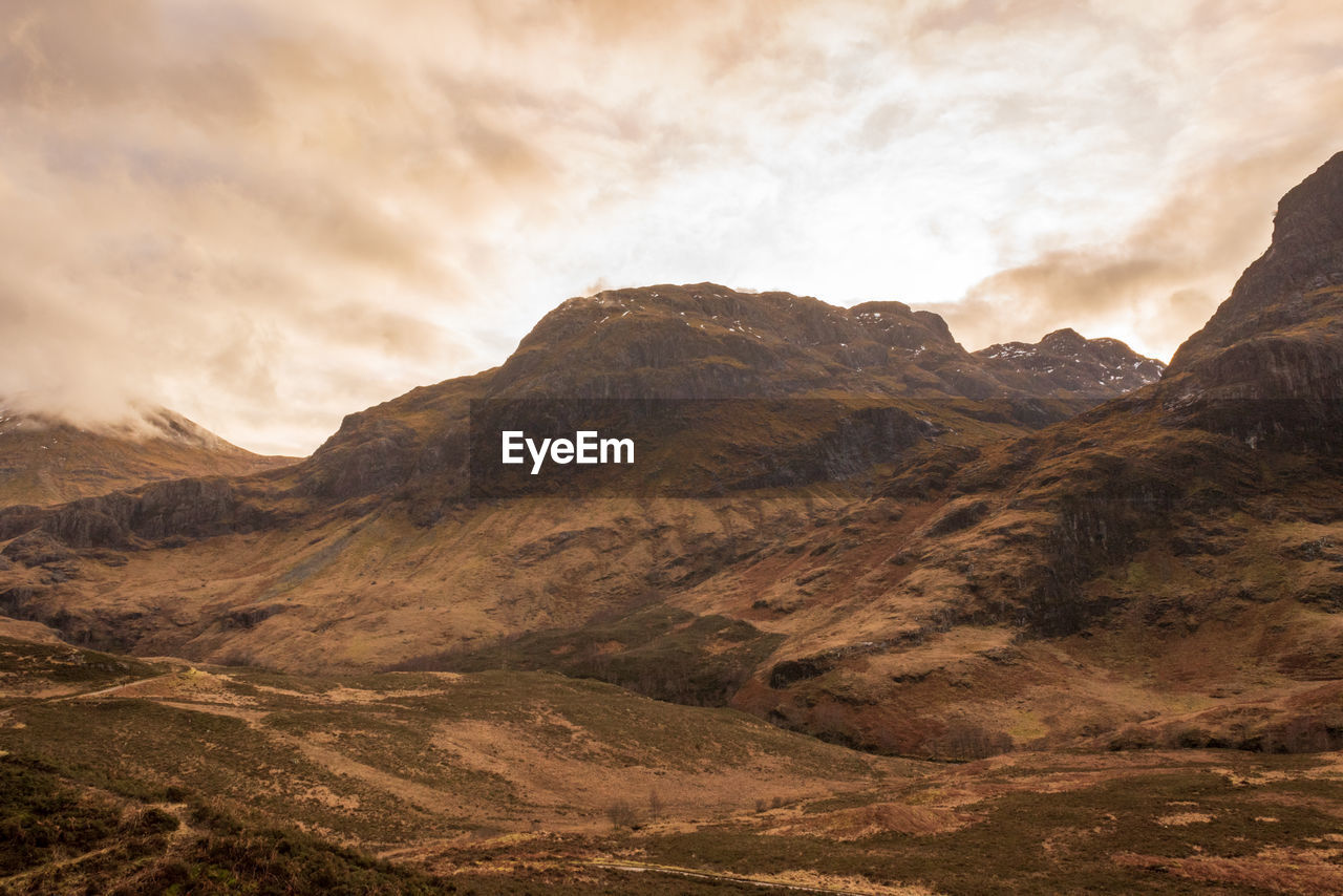 SCENIC VIEW OF MOUNTAINS