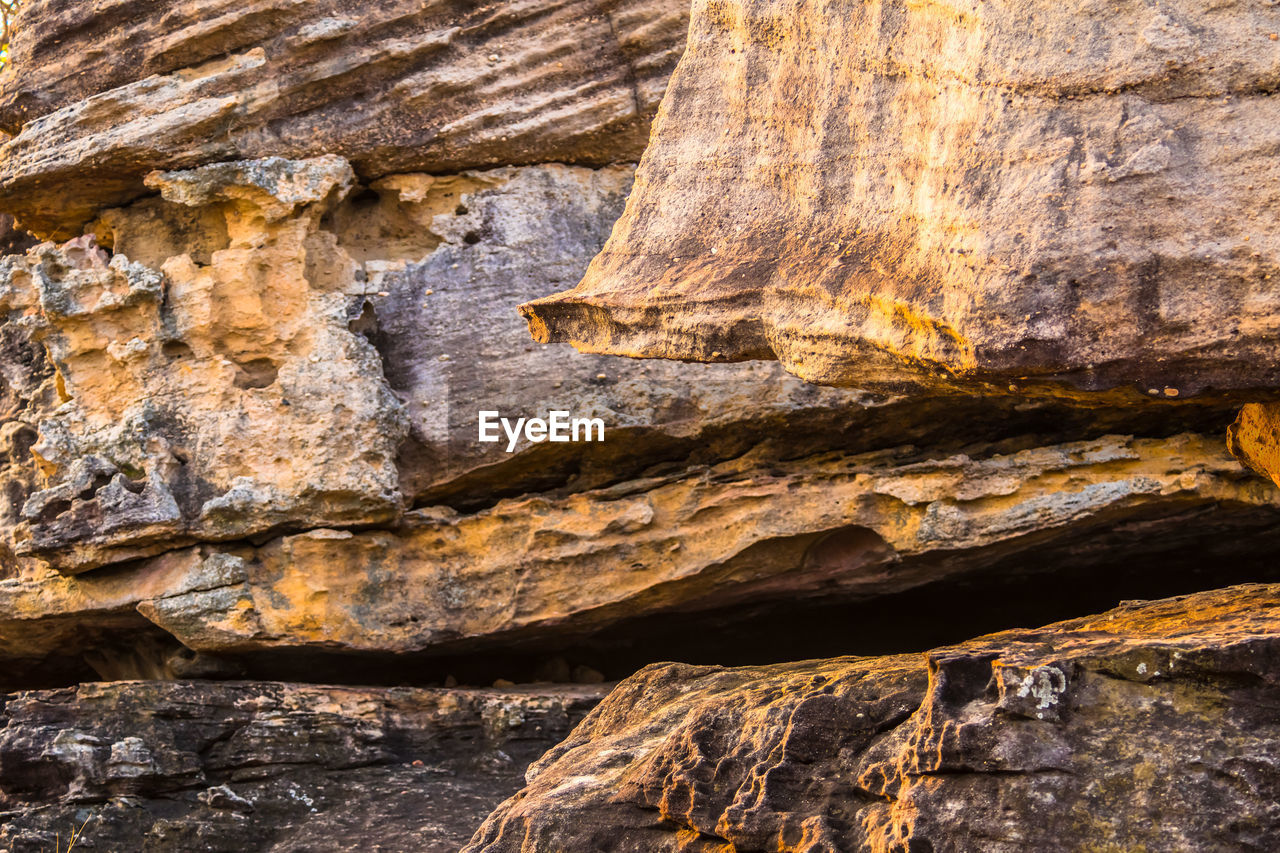 LOW ANGLE VIEW OF ROCK