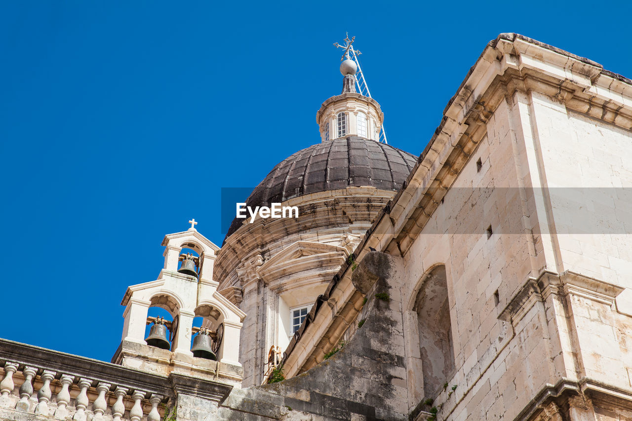 Dome and bells of the dubrovnik cathedral