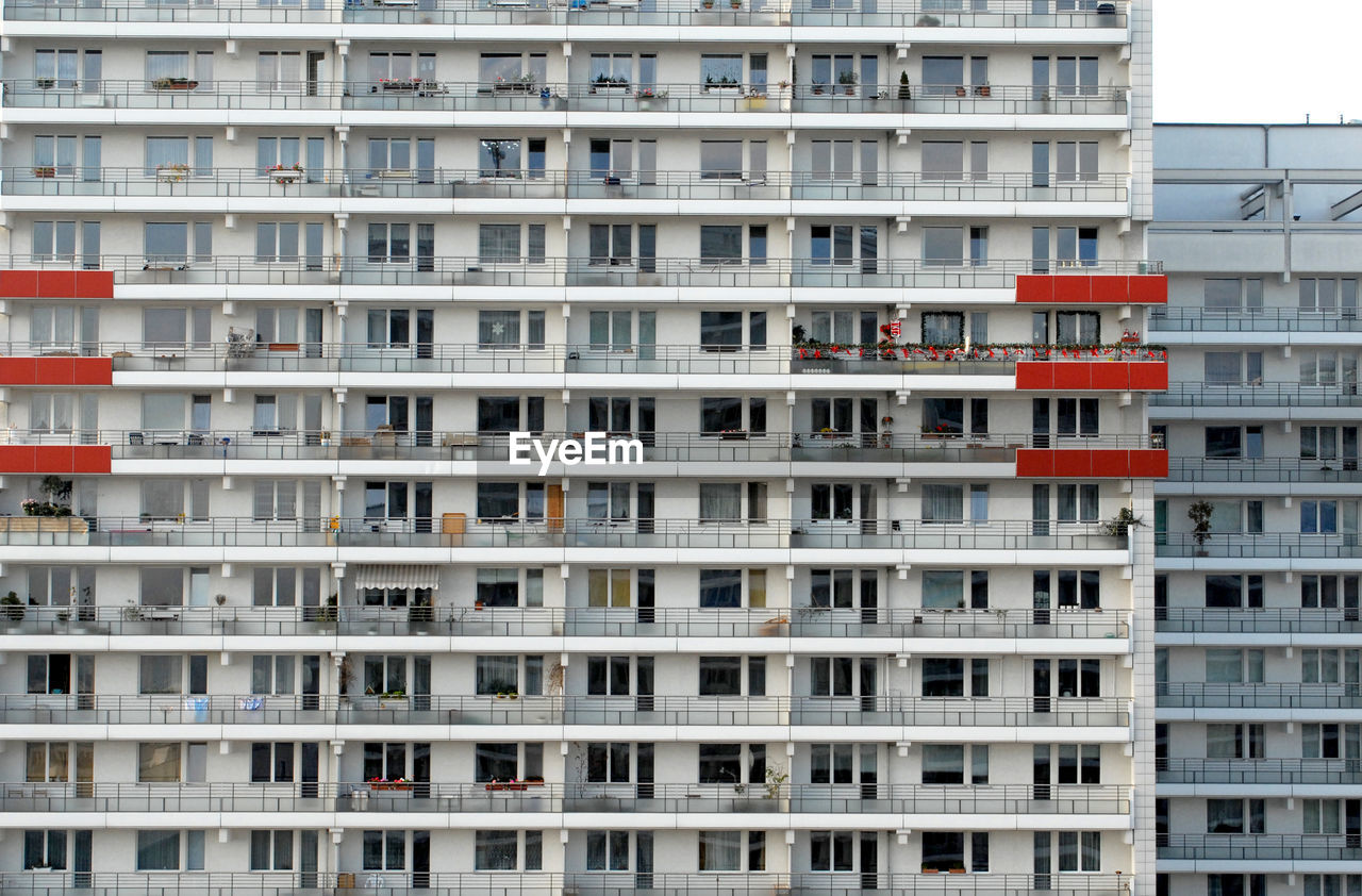 Residential buildings in city